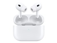 Apple | AirPods Pro - 2nd Generation (2023) - Trådløse øretelefoner med mikrofon. - aktiv støyreduksjon - hvit | Magsafe ladeveske (USB-C)