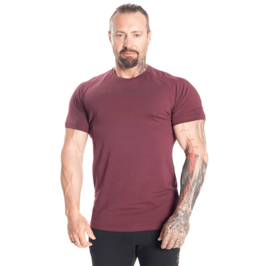 BETTER BODIES MEN Better Bodies Gym Tapered Tee - rød OUTLET