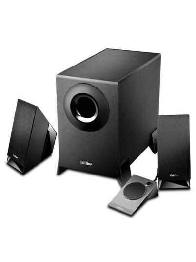 Edifier M1360 Black 2.1 - 2.1 kanaler - Svart