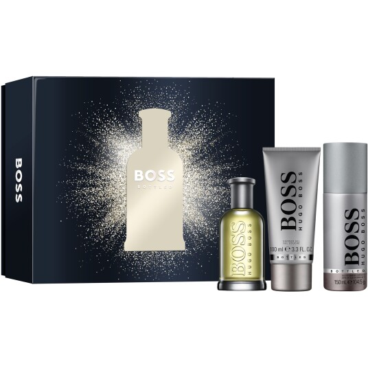 Boss Hugo Boss Bottled Gift Set Eau De Toilette 100ml + Shower Gel 100ml + Deodorant Spray 150ml