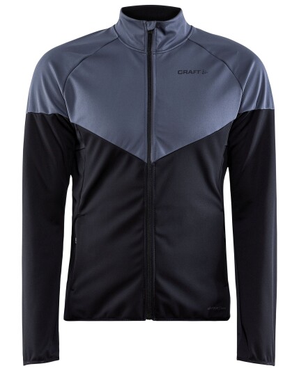 Craft Glide Block Jacket M Asphalt/Black (Storlek XS)