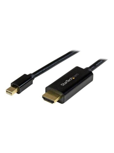 StarTech.com Mini DisplayPort to HDMI Adapter Cable - 5 m (15 ft) - 4K 30Hz - video cable - DisplayPort / HDMI - 5 m