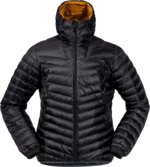 Bergans Men's Senja Down Light Jacket With Hood Grå S Man