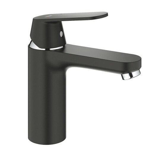 Grohe Eurosmart Cosmopolitan servantbat. Uten bunnventil, Sort Matt/Krom