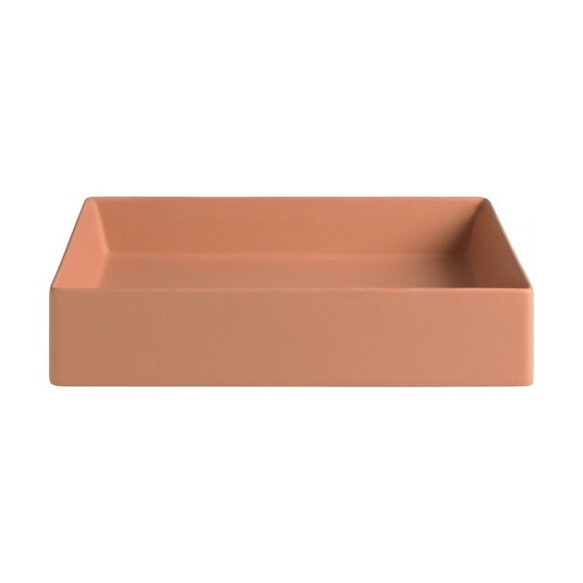 Lavabo Scalino Toppmontert Servant 550x380x115 mm, Terracotta