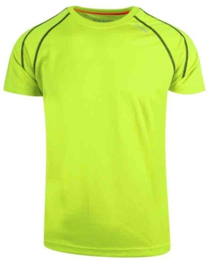 YOU Fox Pro-dry unisex T-skjorte, HiVis Str. S, Gul