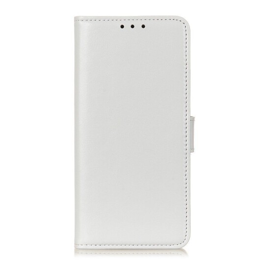 INCOVER Samsung Galaxy M11 PU Skinn Flip Deksel med Lommebok - Hvit