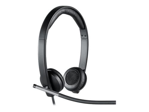 Logitech Usb H650e Hodesett Stereo Svart