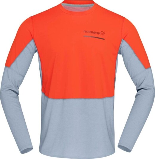 Norrøna Men's Senja Equaliser Lightweight Long Sleeve Rød XL Man