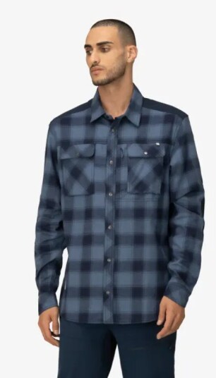 Norrøna Femund Flannel Shirt M's Navy Blazer S