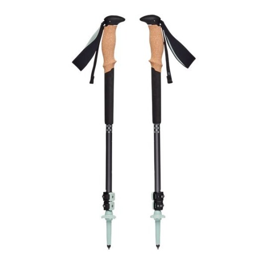 Black Diamond Pursuit Trekking Poles Charcoal/Foam Green S/M