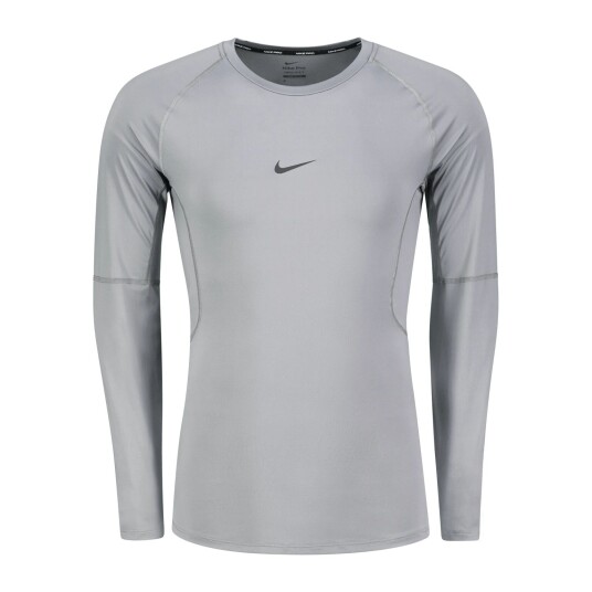 Nike Pro Dri-FIT Tight Top Long Sleeve, treningsgenser, herre XL Smoke Grey/black