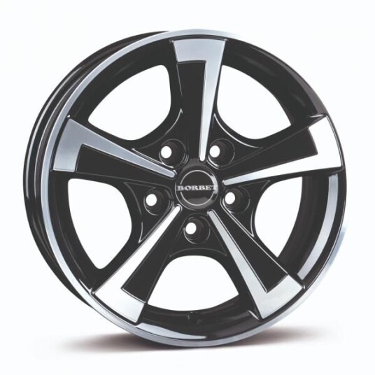 Borbet Cwt Black Polished Glossy 6x15 5x112 ET30 B66.6