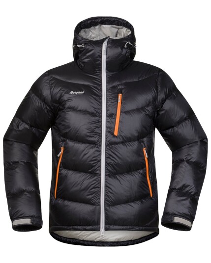 Bergans Memurutind Down Jacket M Black/Aluminum/Pumpkin (Storlek M)