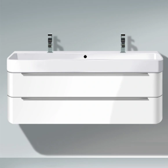 Duravit Happy D.2 Møbelservant 1200x505 mm, 2 blanderhull