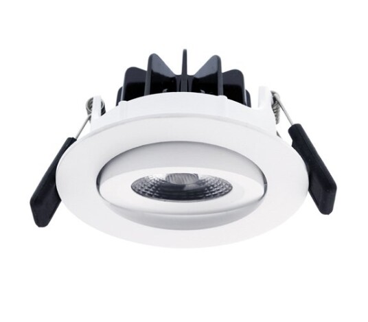 NP Eco LED Downlight 3000K 8W IP44 Matt Hvit