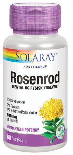 Solaray Rosenrot GP Ekstrakt 500 mg 60 Kapslar