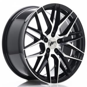 Japan Racing JR28 Gloss Black Machined Face 7x17 5x112 ET40 B66.6