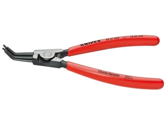 Knipex 46 31 A02, Låseringtang, Kromvanadiumstål, Plast, Rød, 130 Mm, 83 G