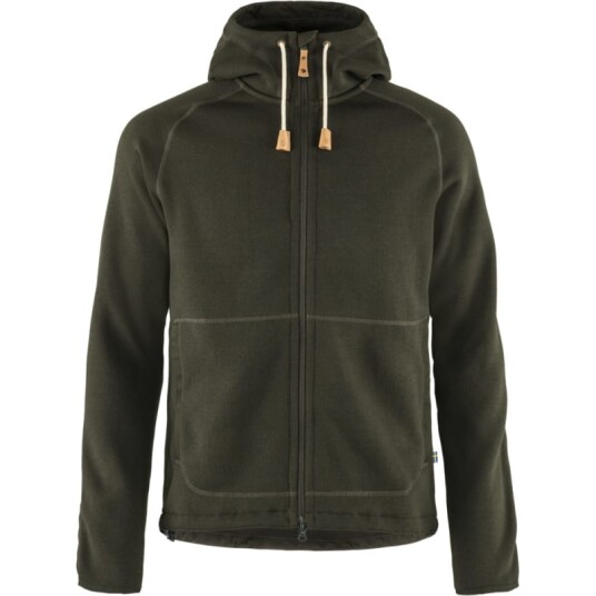 Fjellreven Men's Övik Fleece Hoodie Grønn S Man