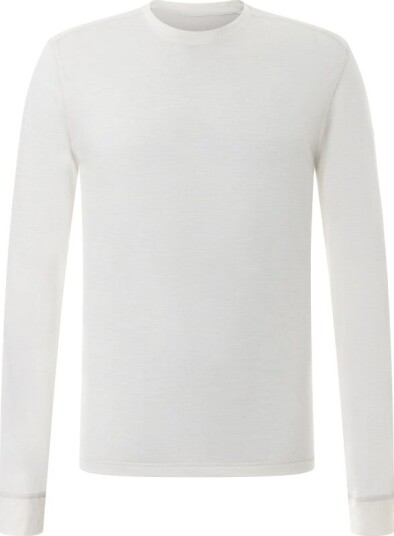 super.natural Men's Tundra175 Long Sleeve M, Fresh White