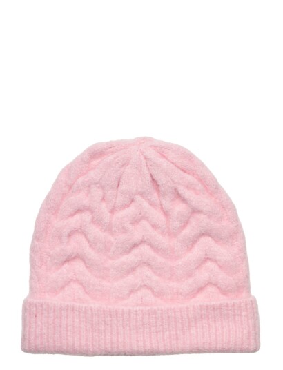 Kids Only Koganna Cable Knit Beanie Cp Acc Pink Kids Only ROSE SMOKE ONE SIZE