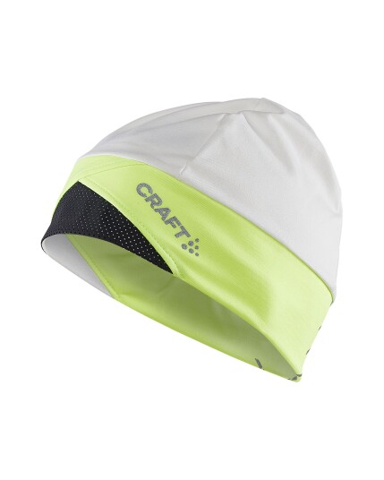 Craft Adv Lumen Fleece Hat W Ash White/Flumino (Storlek L/XL)