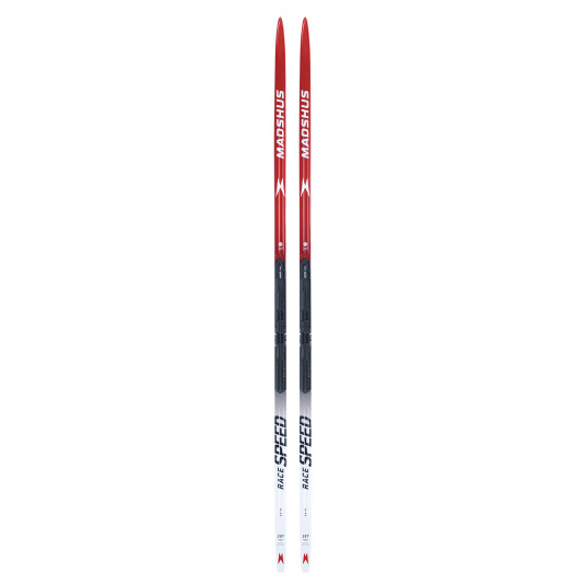 Madshus XC Skis Race Speed Skin 22/23, felleski unisex 192/80-90 RED/WHITE