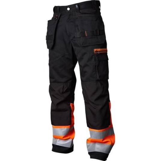 Vidar Workwear V500452C060 Håndverksbukse oransje/svart C60