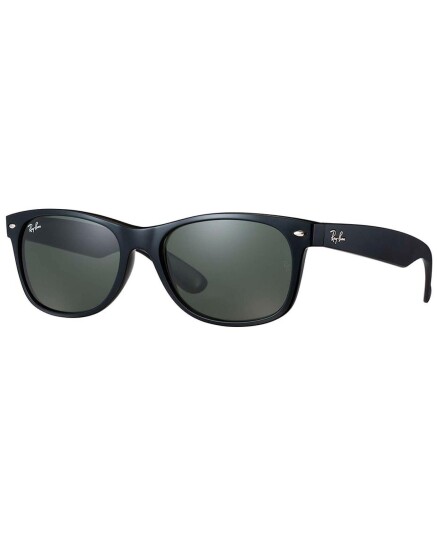 Ray-Ban New Wayfarer Black Green Classic 52