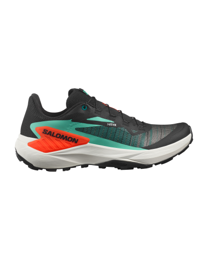 Salomon Genesis M Black/Electric Green/Cherry Tomato  42 42 