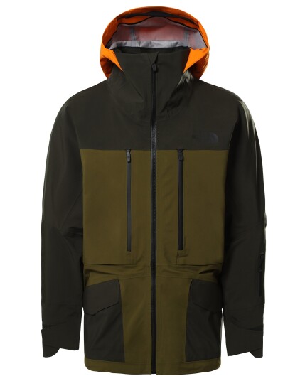 The North Face A-Cad Futurelight Jacket M Rosin Green/Rocko Green/Vivid Orange (Storlek L)