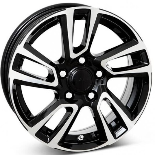 Image Ride Hl Black Polished 6x15 4x100 ET30 B57.1