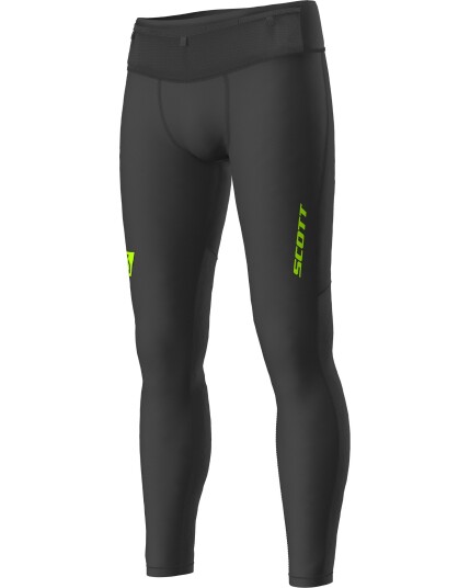 Scott RC Run Full Tights M Black/Yellow (Storlek L)