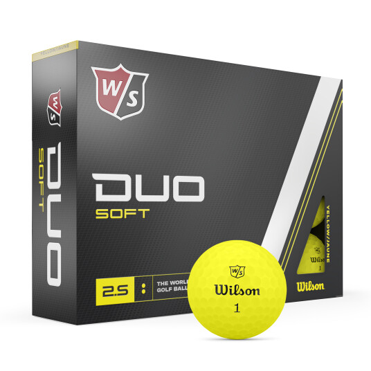 Wilson Duo Soft Golfball Gul