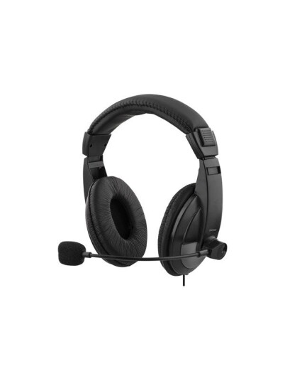 DELTACO USB stereo headset 40 mm drivers 32 ohm.