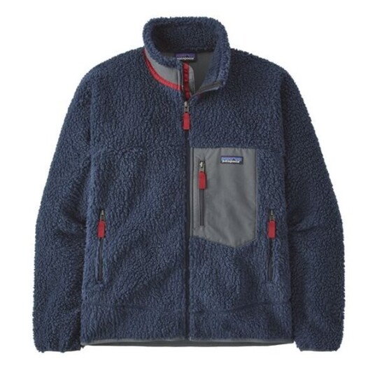 Patagonia M's Classic Retro-X Jkt New Navy W/Wax Red S