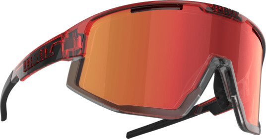 Bliz Fusion OneSize Transparent Red/Brown with Red Multi