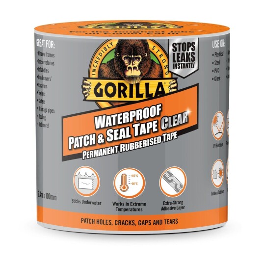 Gorilla Waterproof Patch&Seal Tape - Klar