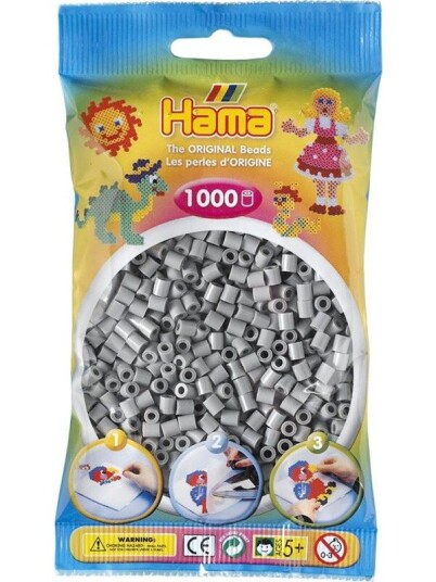 Hama Ironing beads-grey (017) 1000pcs.