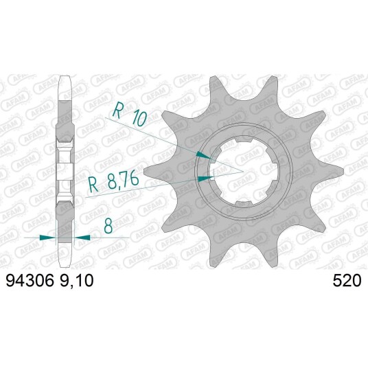 AFAM Framdrev 520 9T