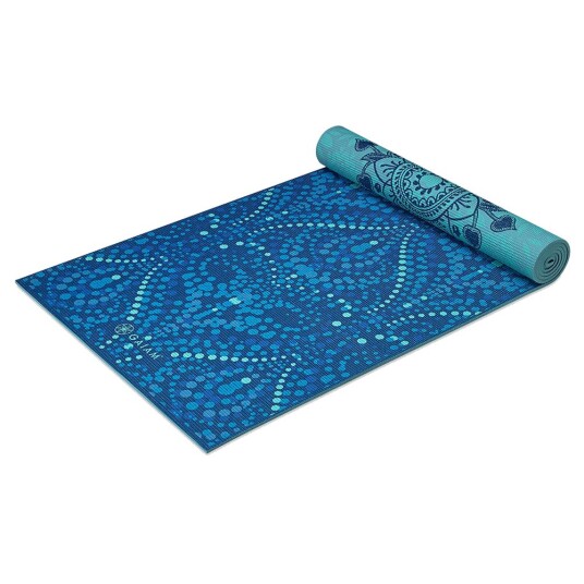 Gaiam Mystic Sky Yoga Mat 6mm Premium Reversible