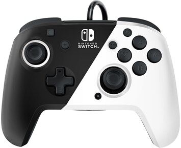 Nintendo PDP Faceoff Deluxe+ Audio Wired Controller - Black/White