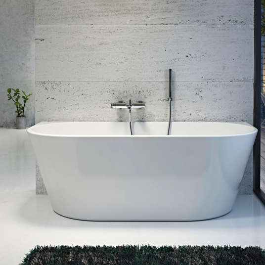 Bathlife Frisk Badekar 1600x750 mm, Akryl, Hvit