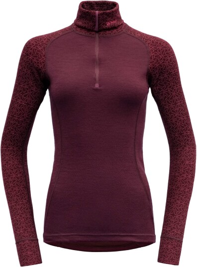 Devold Duo Active Merino 205 Zip Neck Dame A/Port L