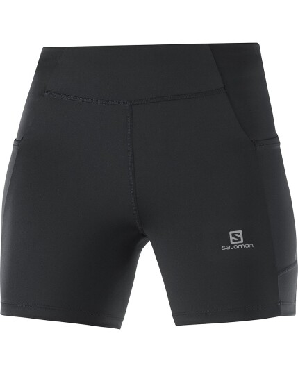 Salomon Cross Run Short Tight W Black (Storlek XS)