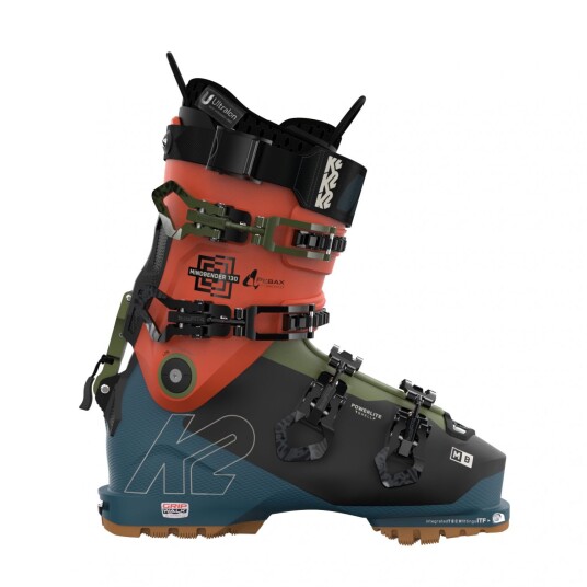 K2 Mindbender 130 LV, Skistøvler, Herre, Black/Blue/Orange 30,5