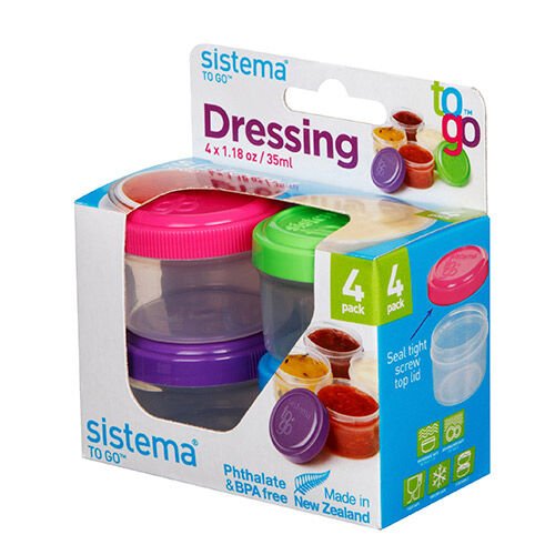 Sistema Dressing To Go Matboks 4 Stk 35 ml