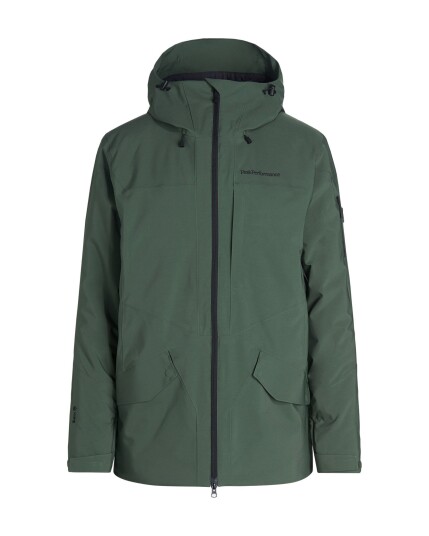 Peak Performance Maroon Long Jacket M Thrill Green (Storlek S)