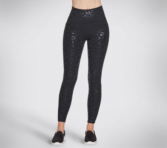 Skechers GO WALK Shadow Leopard Leggings L Svart Dame